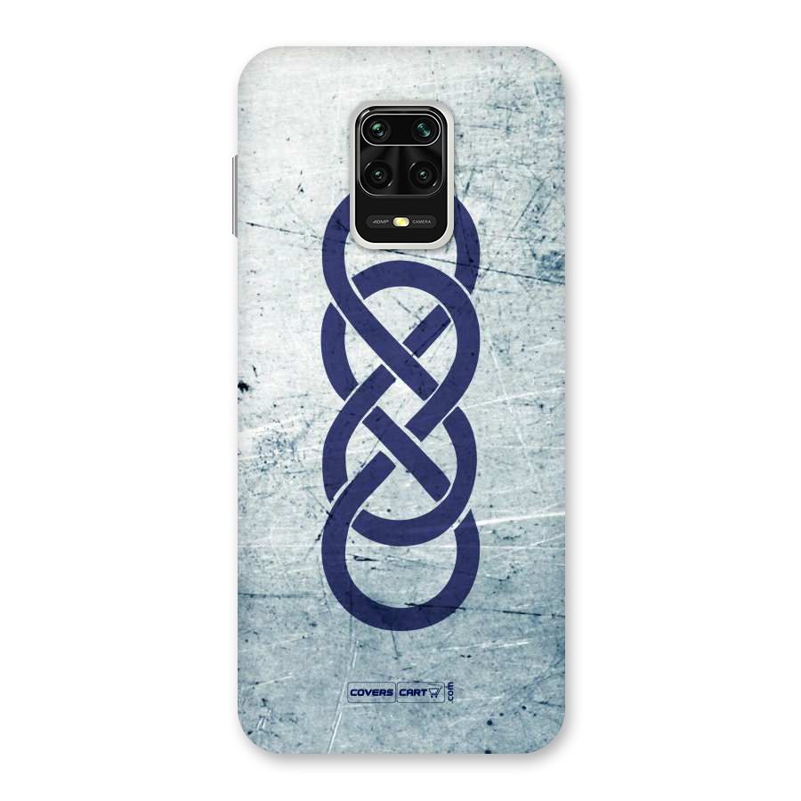 Double Infinity Rough Back Case for Redmi Note 9 Pro Max