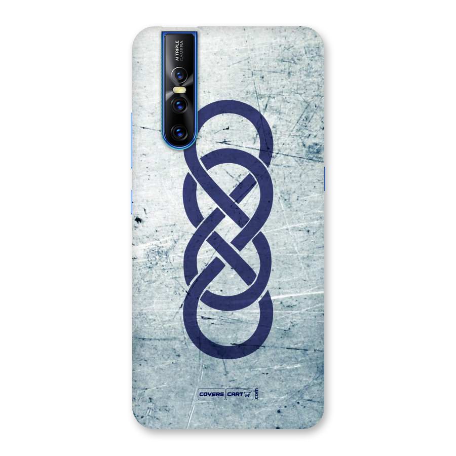 Double Infinity Rough Back Case for Vivo V15 Pro