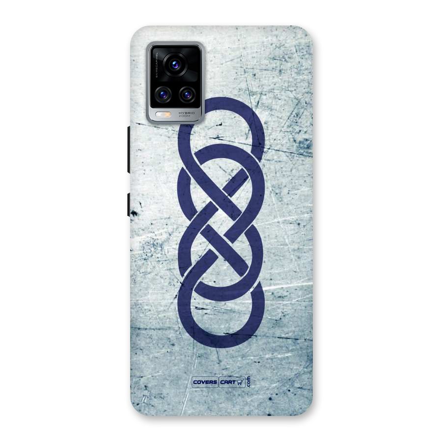 Double Infinity Rough Back Case for Vivo V20 Pro
