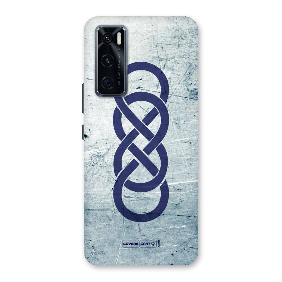 Double Infinity Rough Back Case for Vivo V20 SE