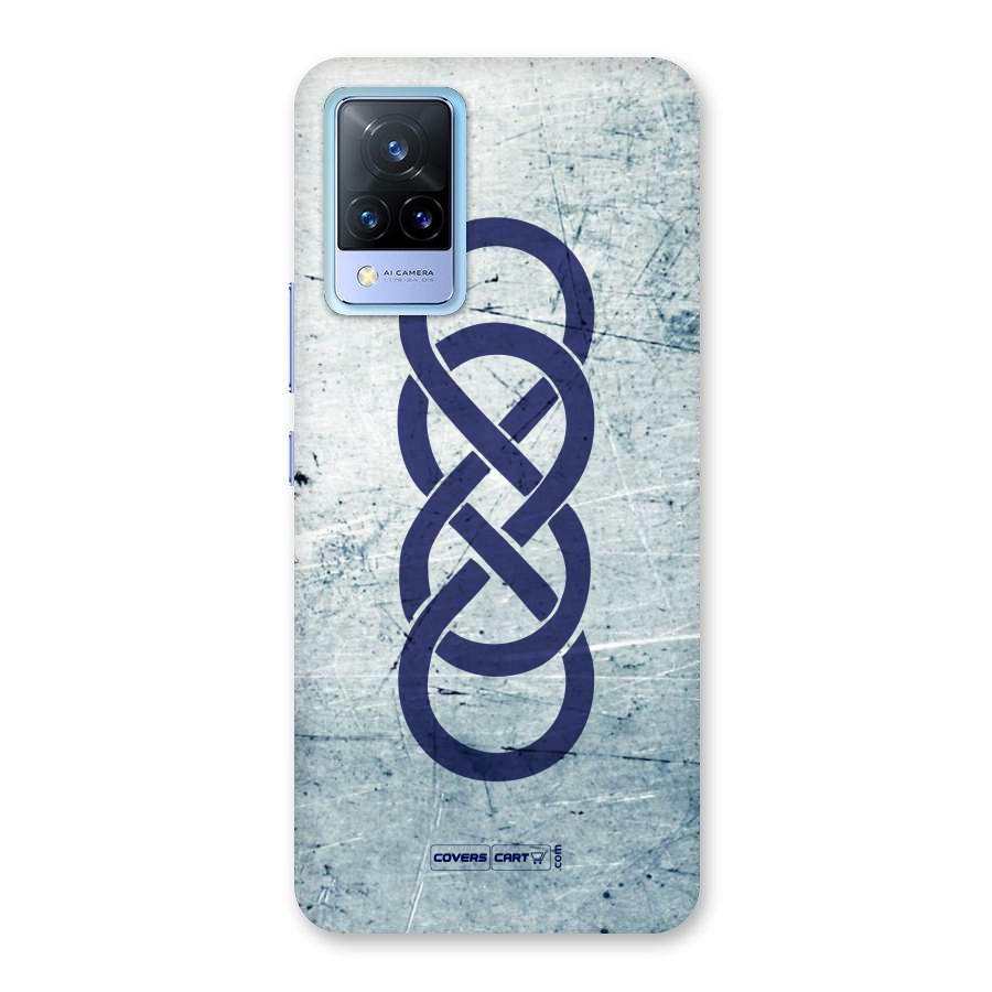 Double Infinity Rough Back Case for Vivo V21 5G