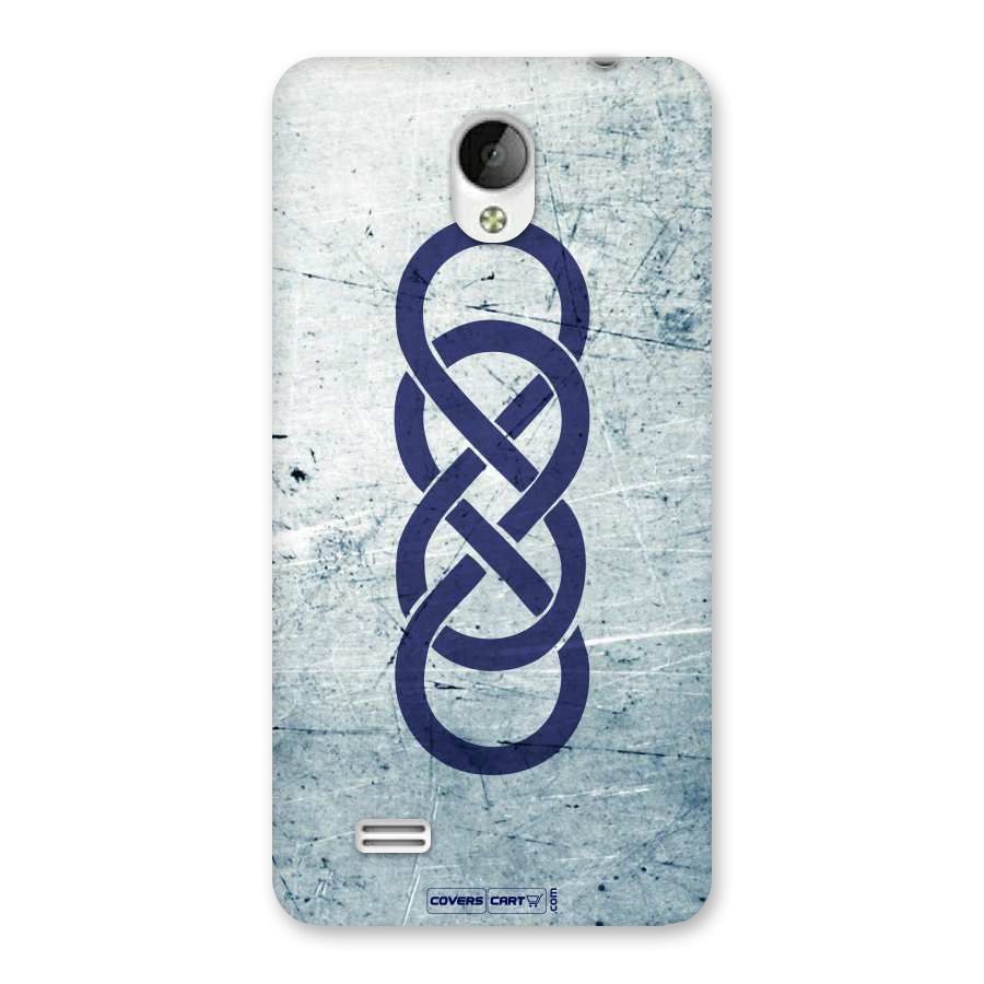 Double Infinity Rough Back Case for Vivo Y21