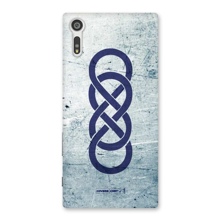 Double Infinity Rough Back Case for Xperia XZ