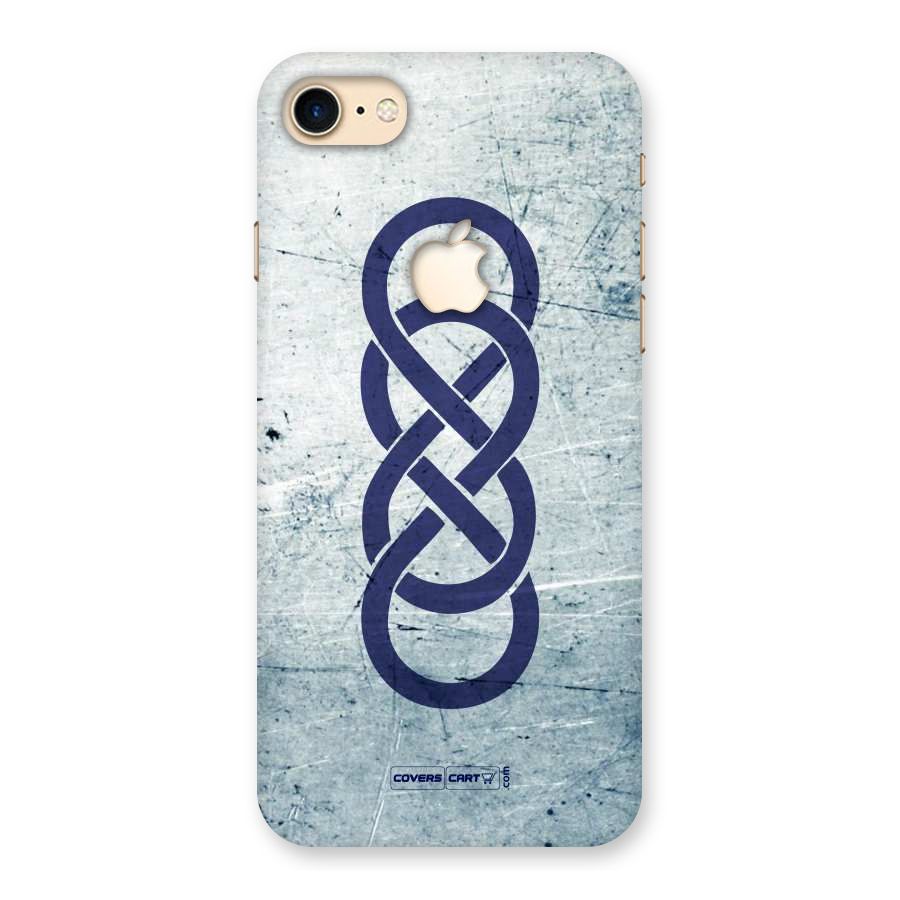 Double Infinity Rough Back Case for iPhone 7 Apple Cut