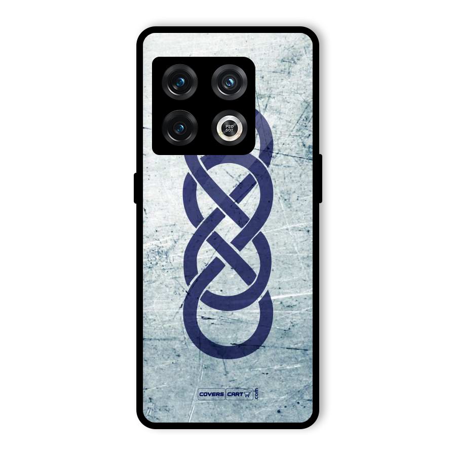 Double Infinity Rough Glass Back Case for OnePlus 10 Pro 5G