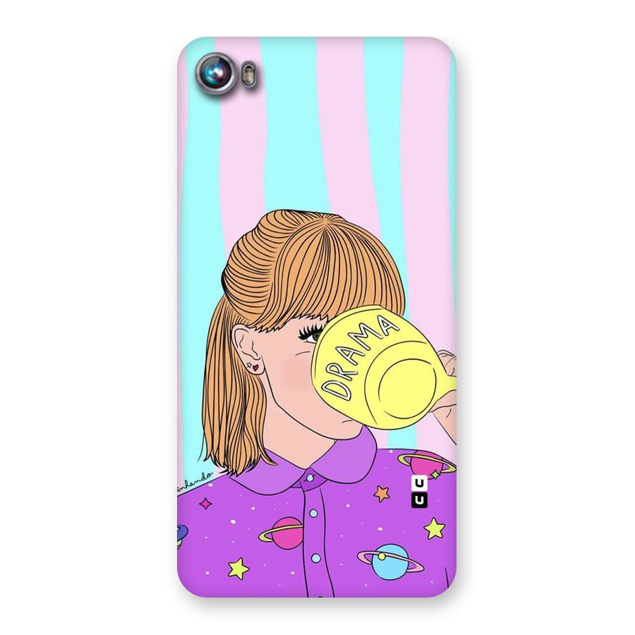 Drama Cup Back Case for Micromax Canvas Fire 4 A107