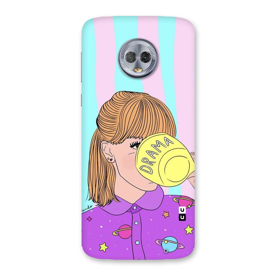 Drama Cup Back Case for Moto G6 Plus