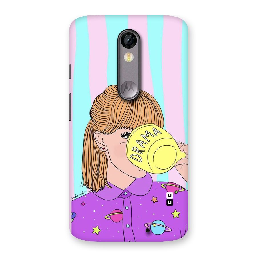 Drama Cup Back Case for Moto X Force