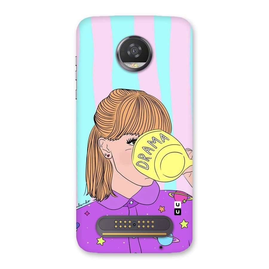 Drama Cup Back Case for Moto Z2 Play