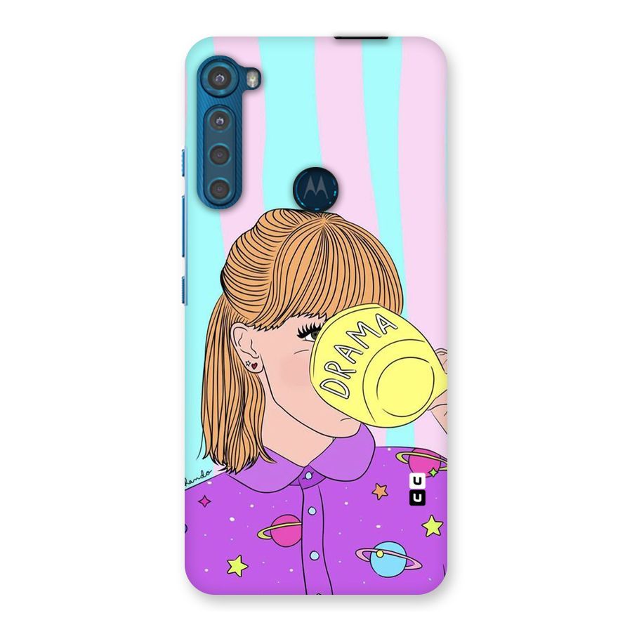 Drama Cup Back Case for Motorola One Fusion Plus