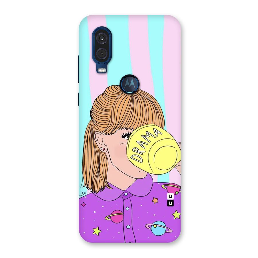 Drama Cup Back Case for Motorola One Vision