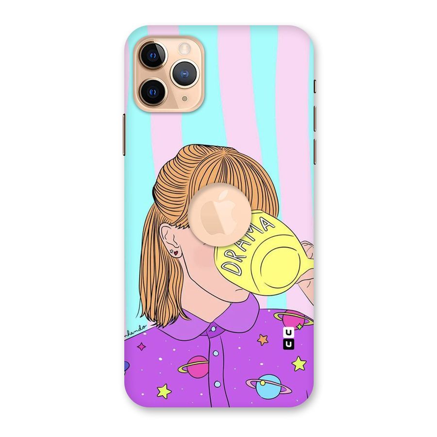 Drama Cup Back Case for iPhone 11 Pro Max Logo Cut