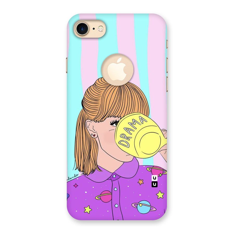Drama Cup Back Case for iPhone 7 Logo Cut