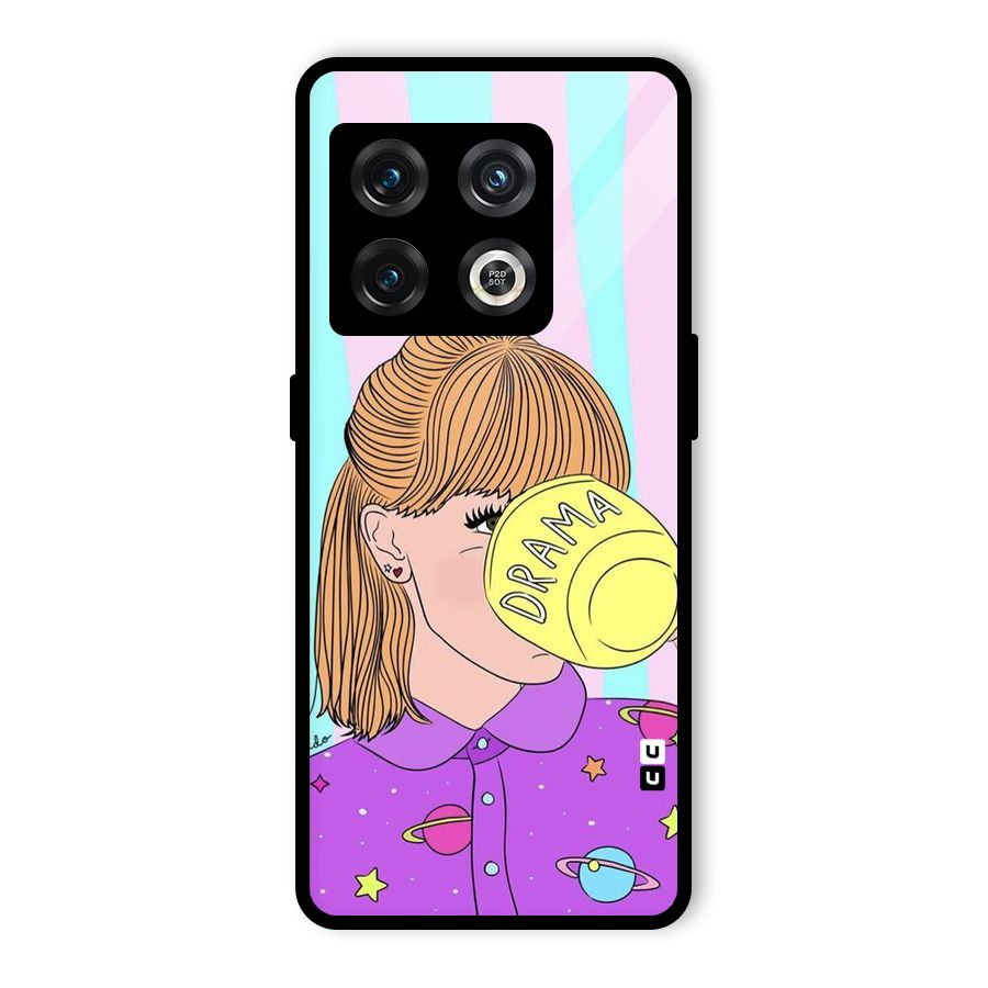 Drama Cup Glass Back Case for OnePlus 10 Pro 5G