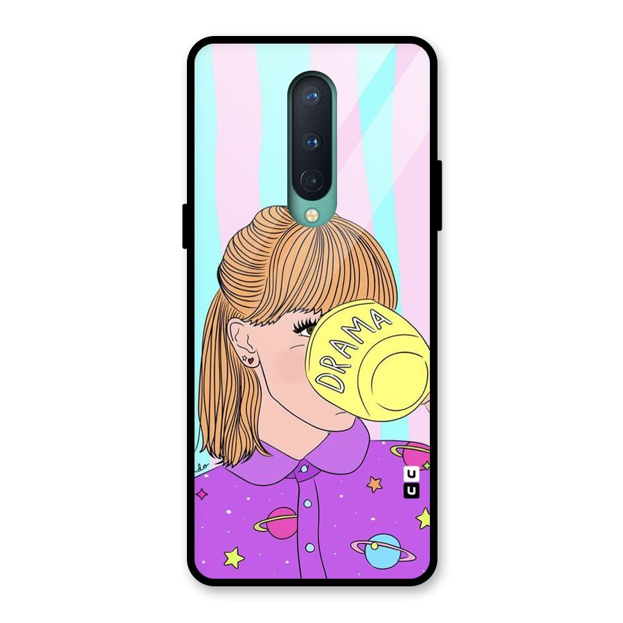 Drama Cup Glass Back Case for OnePlus 8