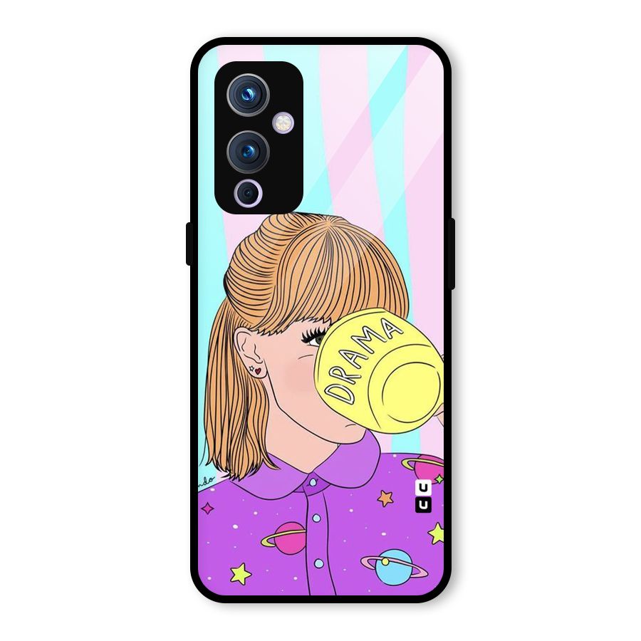 Drama Cup Glass Back Case for OnePlus 9