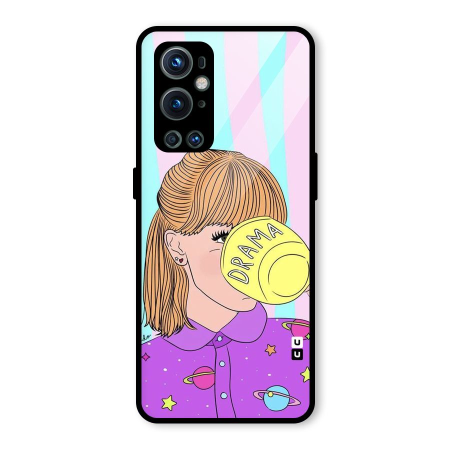 Drama Cup Glass Back Case for OnePlus 9 Pro