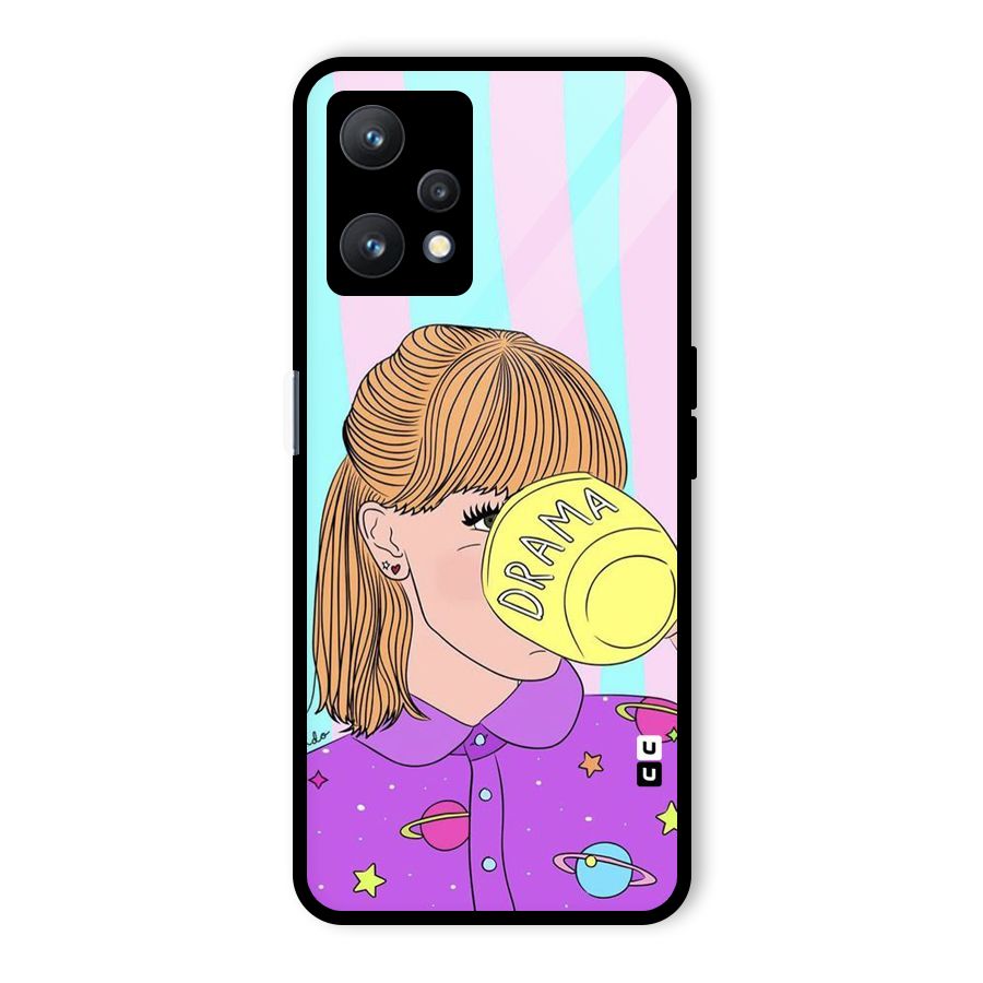 Drama Cup Glass Back Case for Realme 9 Pro 5G