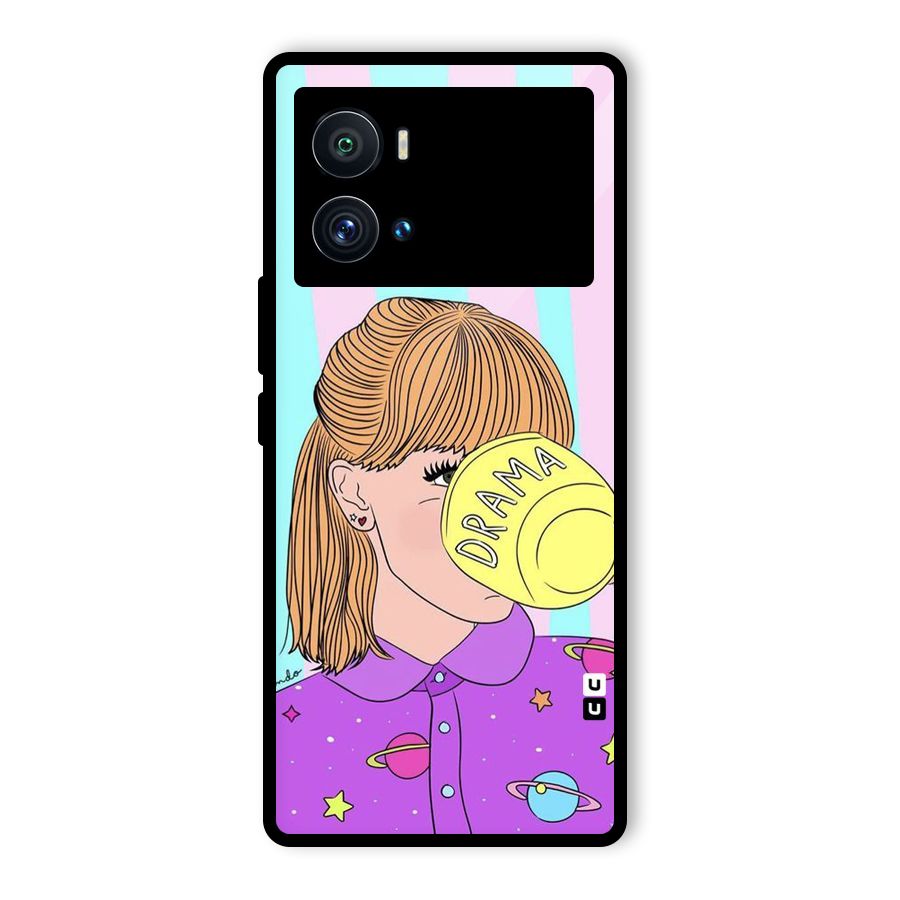 Drama Cup Glass Back Case for Vivo iQOO 9 Pro