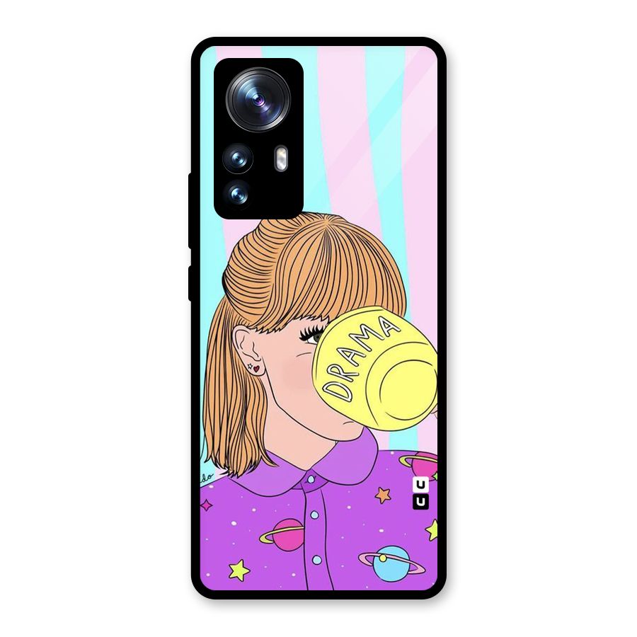 Drama Cup Glass Back Case for Xiaomi 12 Pro