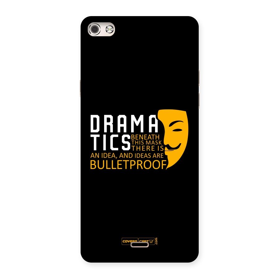 Dramatics Back Case for Micromax Canvas Silver 5