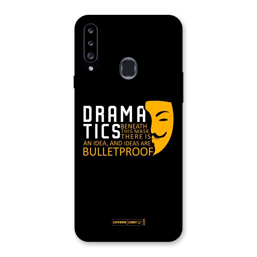 Dramatics Back Case for Samsung Galaxy A20s