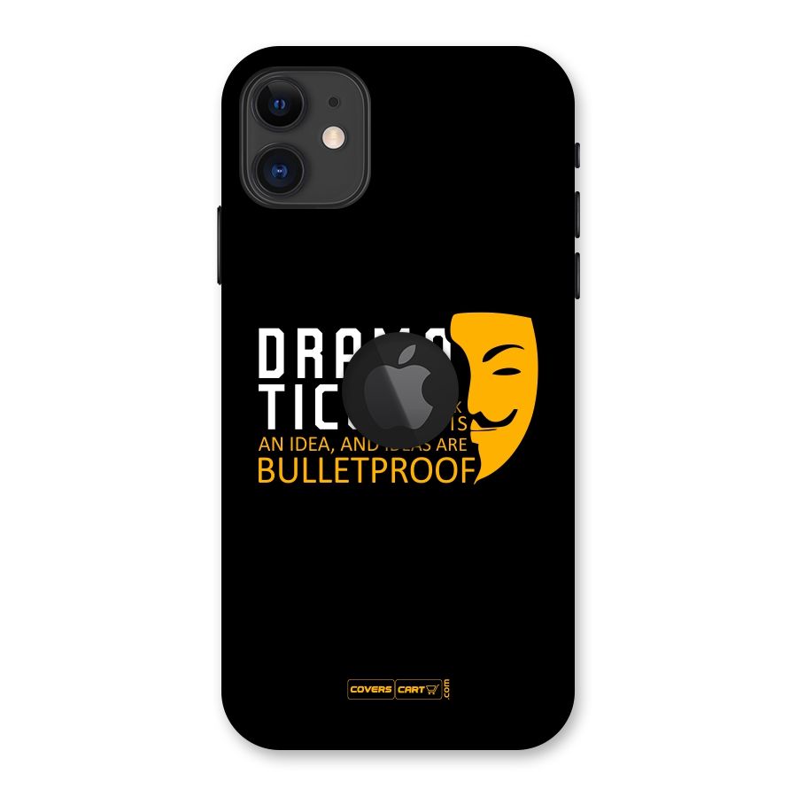 Dramatics Back Case for iPhone 11 Logo Cut