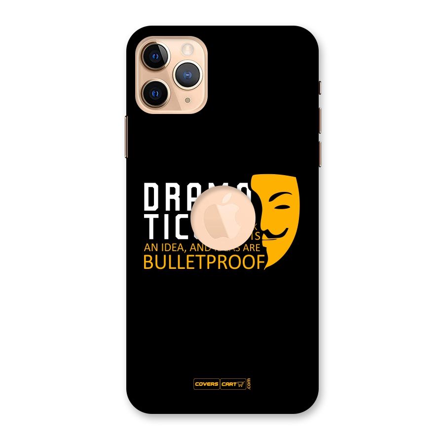 Dramatics Back Case for iPhone 11 Pro Max Logo Cut