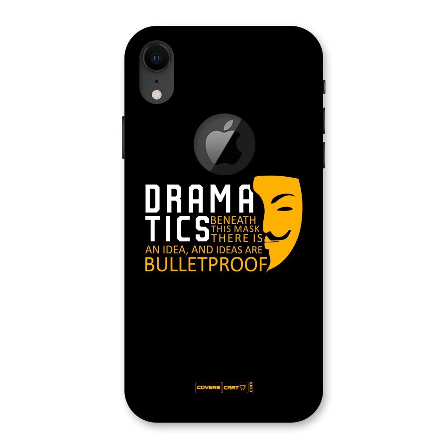 Dramatics Back Case for iPhone XR Logo Cut