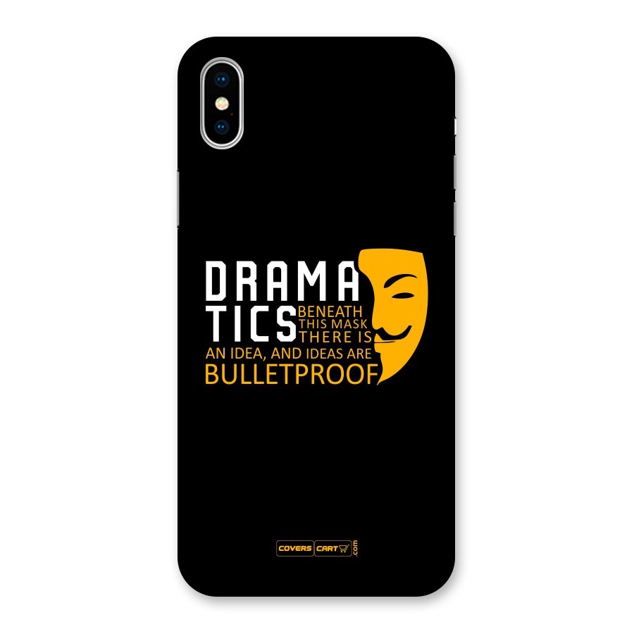 Dramatics Back Case for iPhone XS