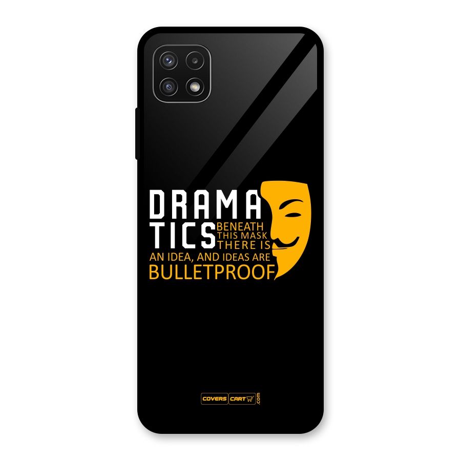 Dramatics Glass Back Case for Galaxy A22 5G