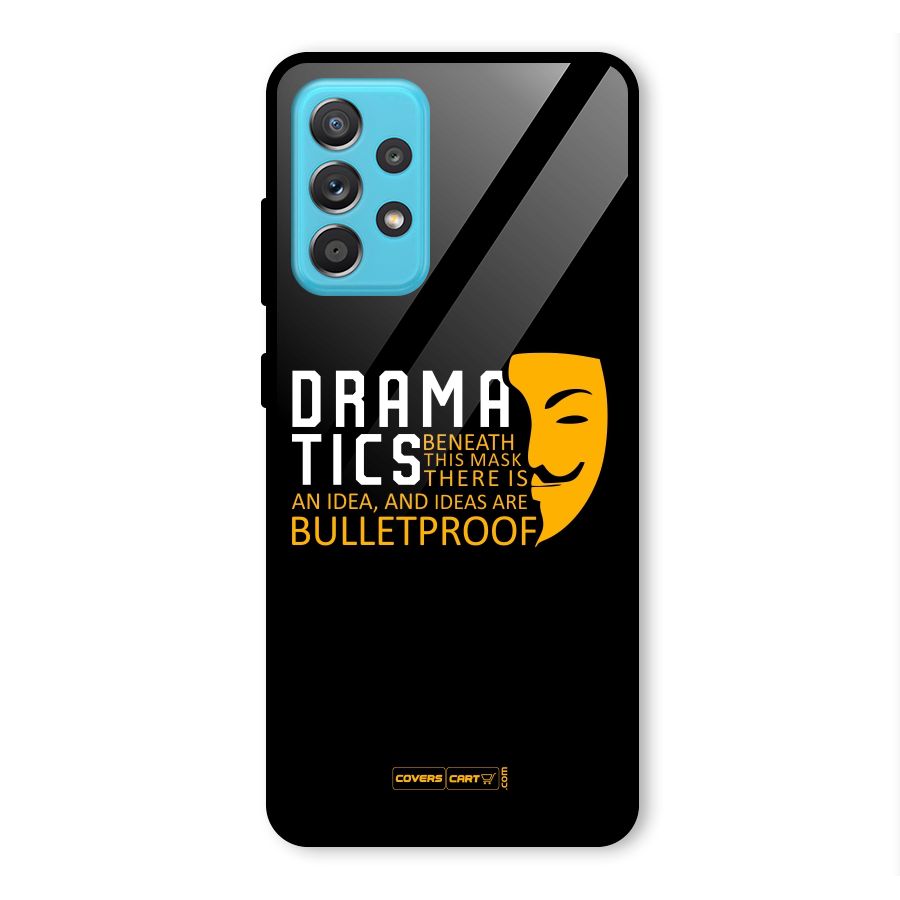 Dramatics Glass Back Case for Galaxy A52