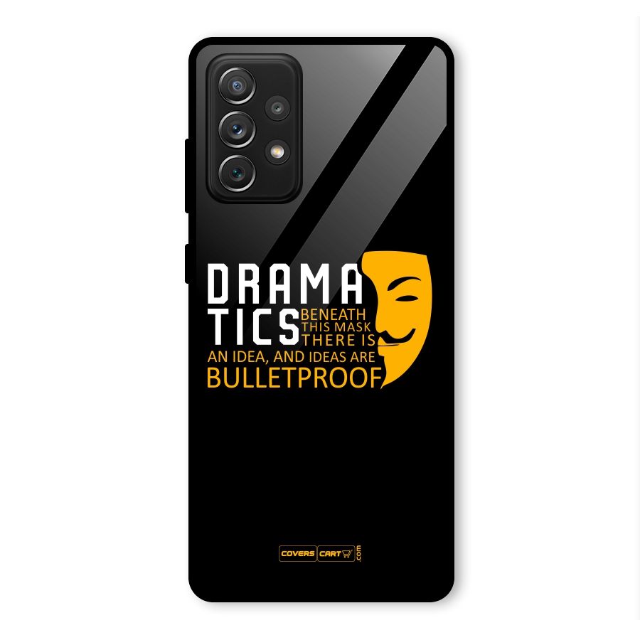 Dramatics Glass Back Case for Galaxy A72