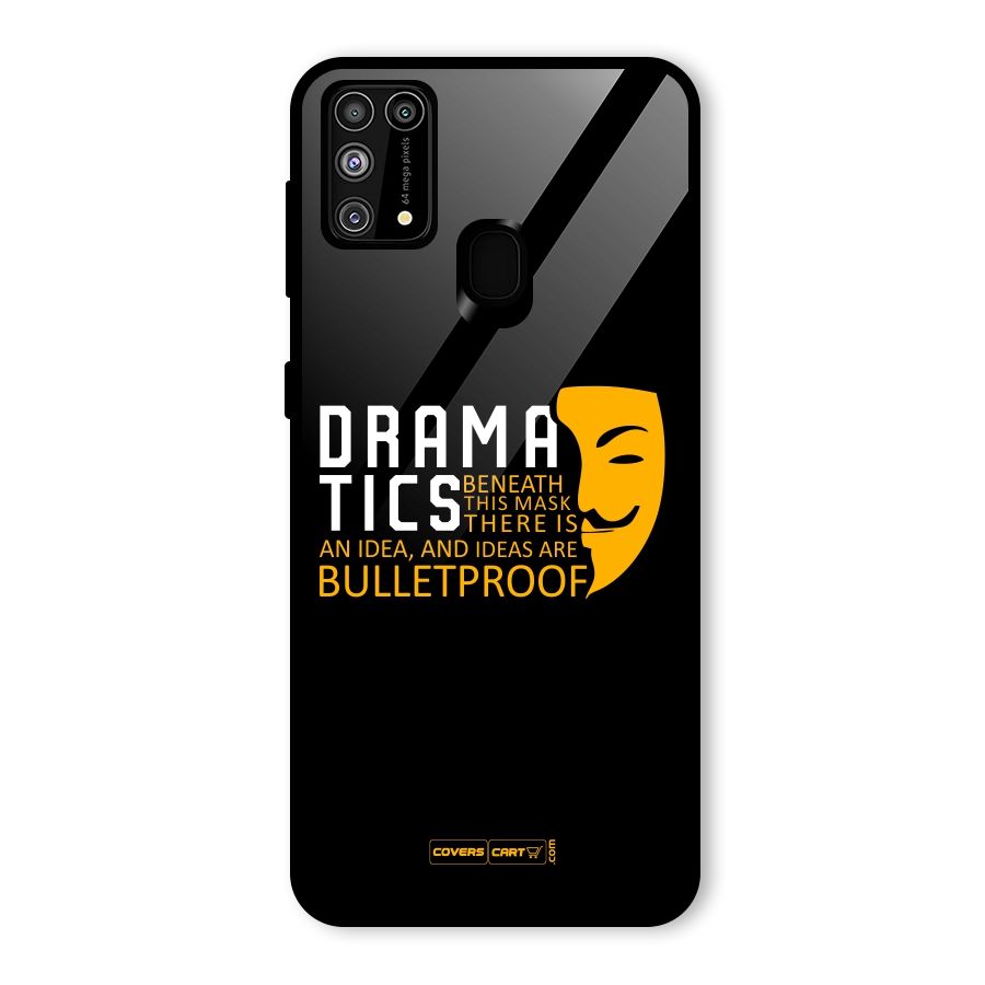 Dramatics Glass Back Case for Galaxy F41