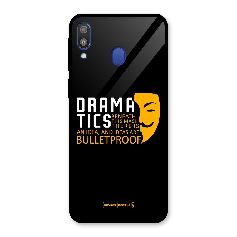 Dramatics Glass Back Case for Galaxy M20