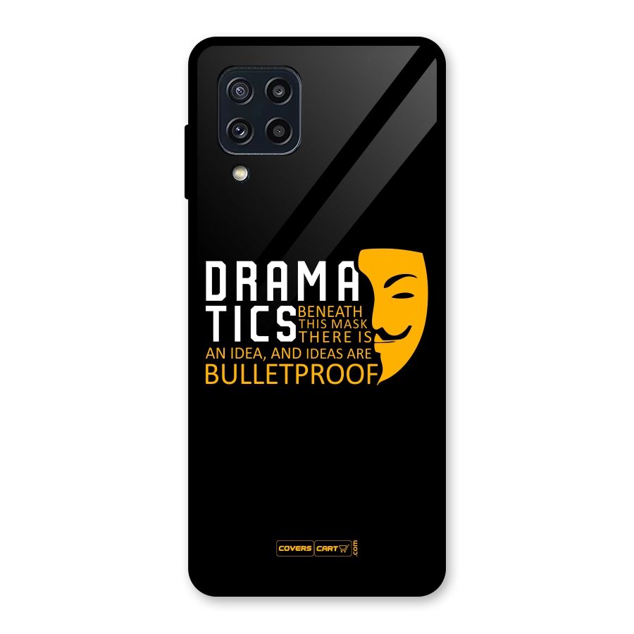 Dramatics Glass Back Case for Galaxy M32