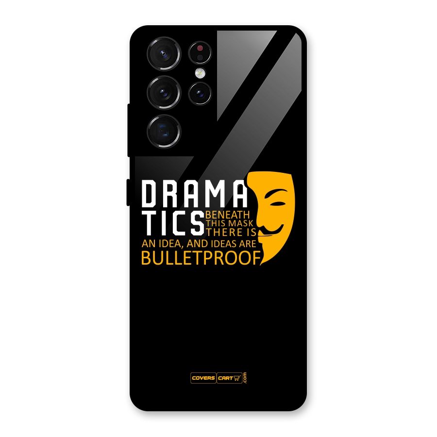 Dramatics Glass Back Case for Galaxy S21 Ultra 5G