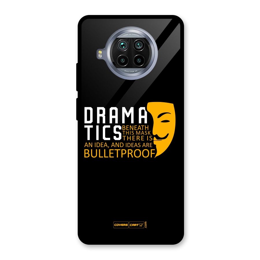 Dramatics Glass Back Case for Mi 10i
