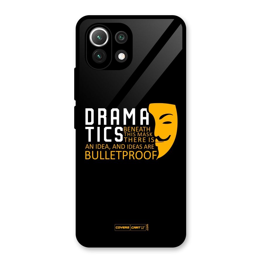 Dramatics Glass Back Case for Mi 11 Lite NE 5G