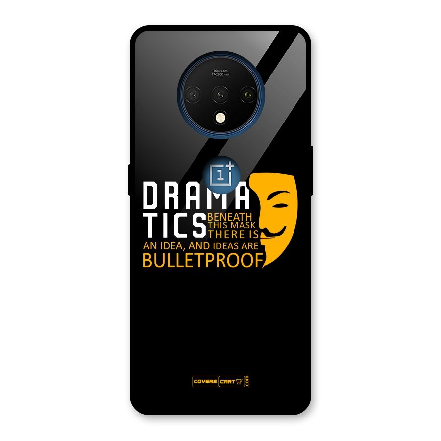 Dramatics Glass Back Case for OnePlus 7T