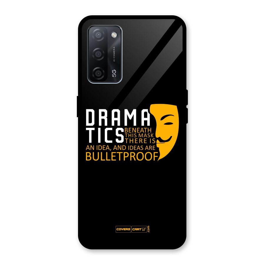 Dramatics Glass Back Case for Oppo A53s 5G