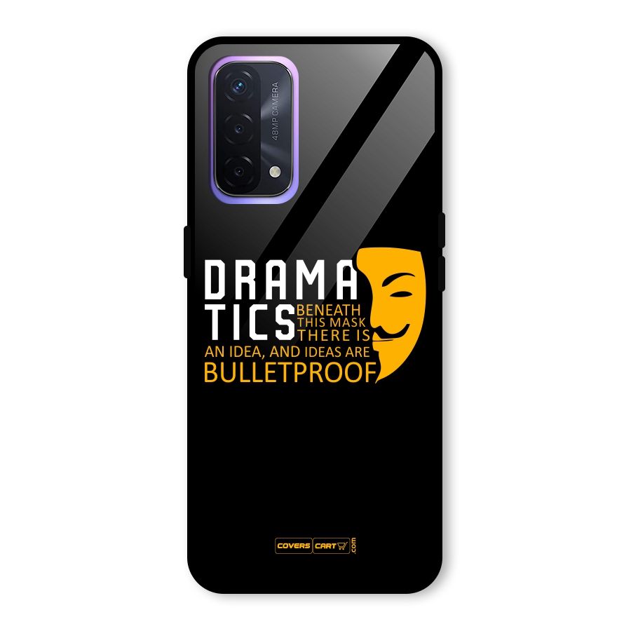 Dramatics Glass Back Case for Oppo A74 5G