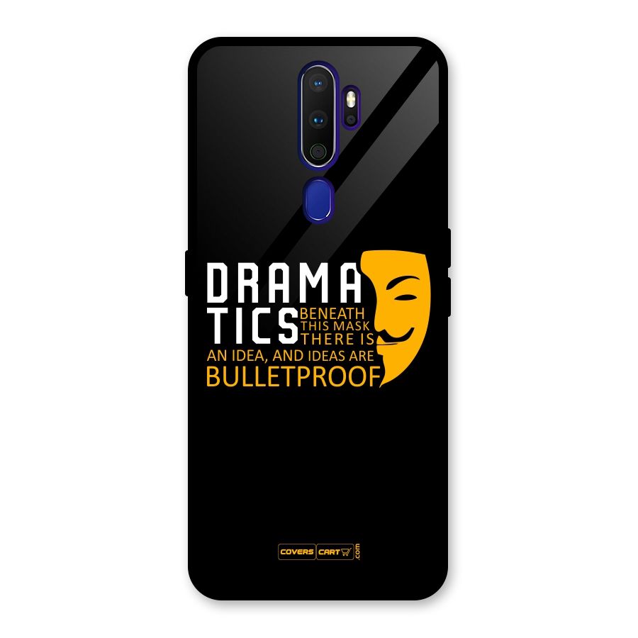 Dramatics Glass Back Case for Oppo A9 (2020)