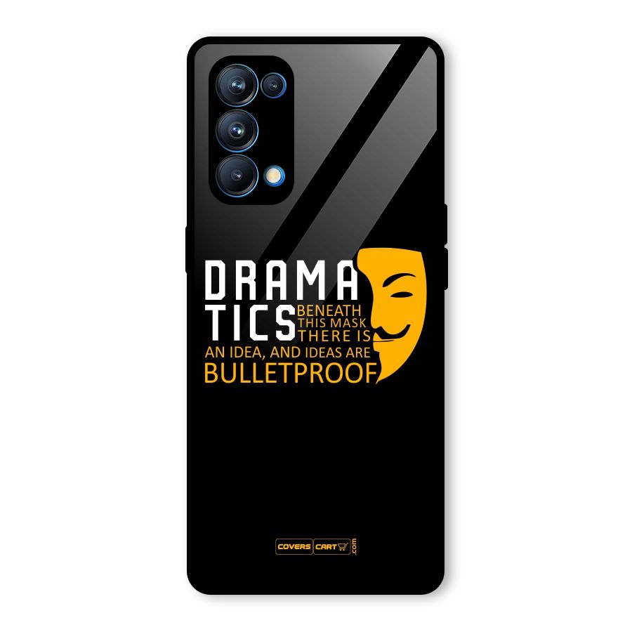 Dramatics Glass Back Case for Oppo Reno5 Pro 5G