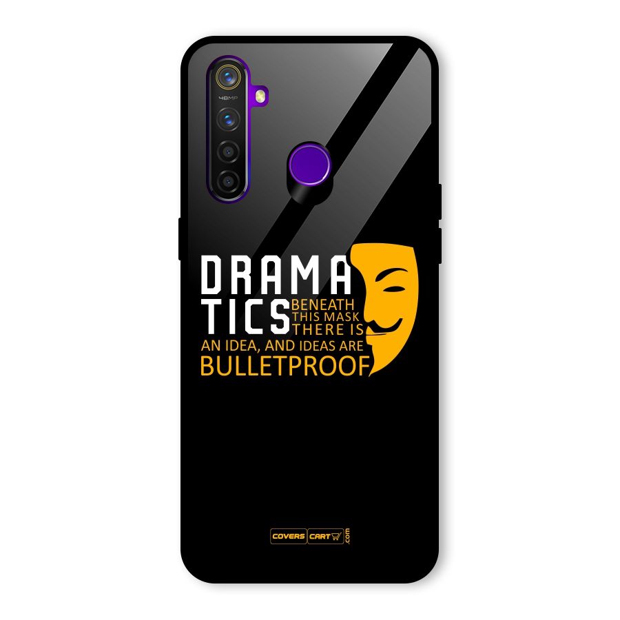 Dramatics Glass Back Case for Realme 5 Pro