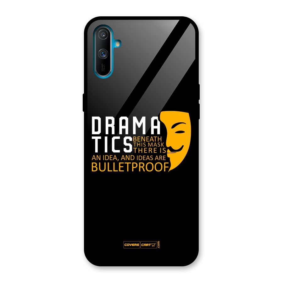 Dramatics Glass Back Case for Realme C3