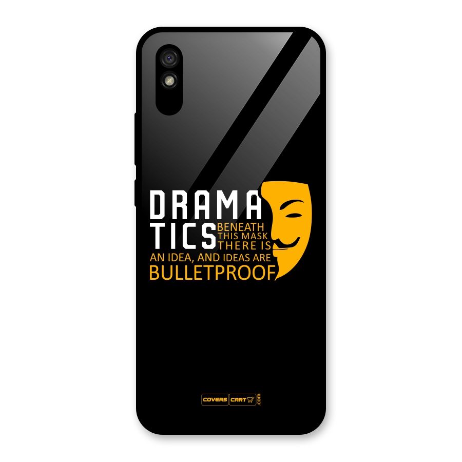 Dramatics Glass Back Case for Redmi 9i