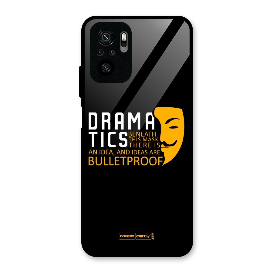 Dramatics Glass Back Case for Redmi Note 10S