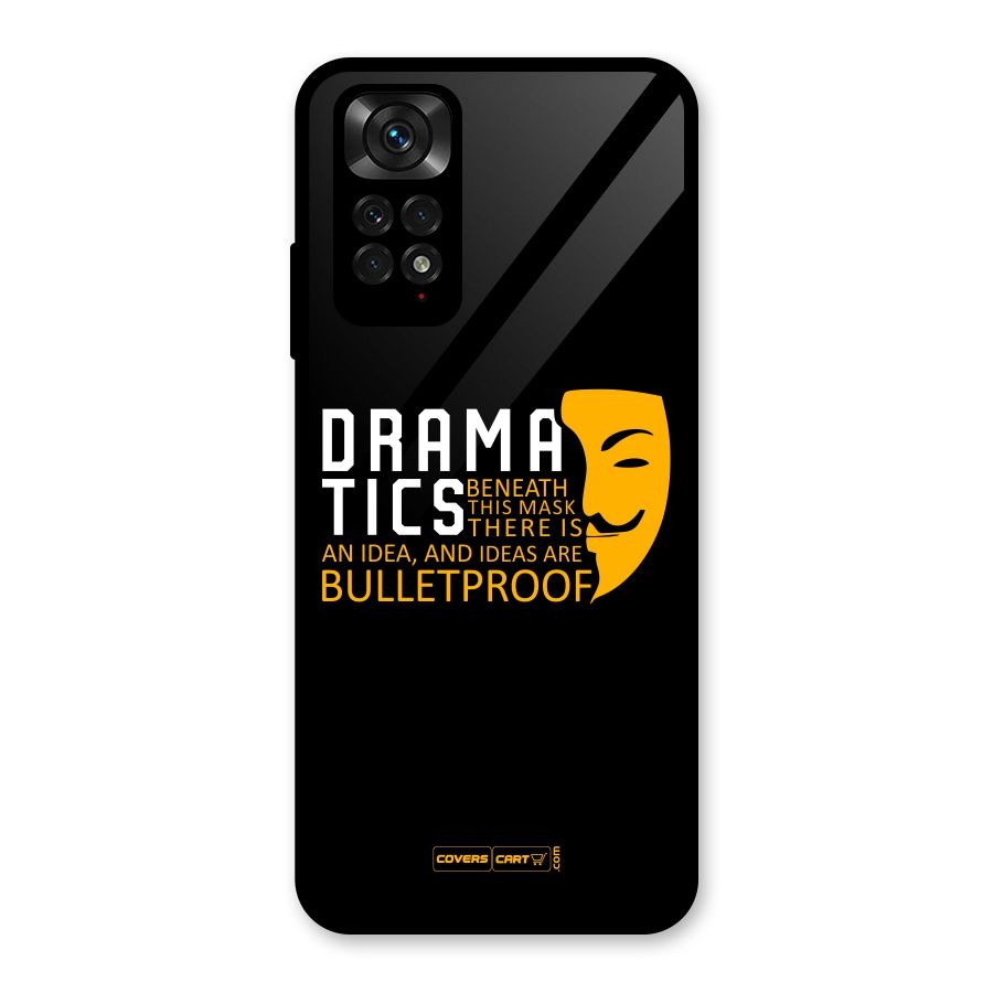 Dramatics Glass Back Case for Redmi Note 11