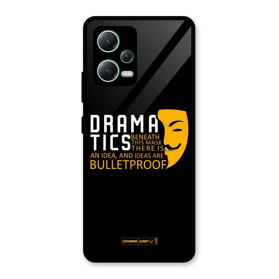 Dramatics Glass Back Case for Redmi Note 12 5G